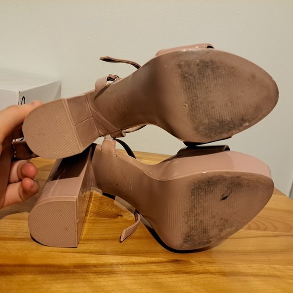 Aldo Kandie Blush Heels Women's Size 8.5 - Picture 6 of 7